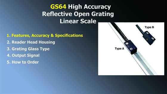 Easson GS64 Exposed Linear Encoders ในมาตรวิทยา
