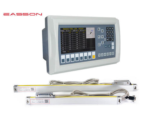 จอแสดงผล LCD เครื่องกลึงเครื่องกลึงออปติคอลตัวเข้ารหัสเชิงเส้น