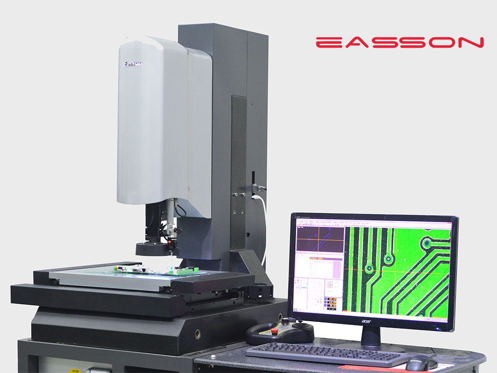 การควบคุมเครือข่าย Vms CNC Vision Measuring System พร้อม Coaxial Light